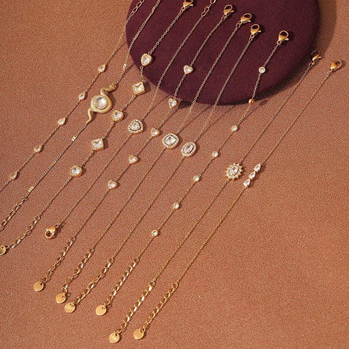Gold Layered Necklace Set – Dainty Minimalist Pendant Necklaces